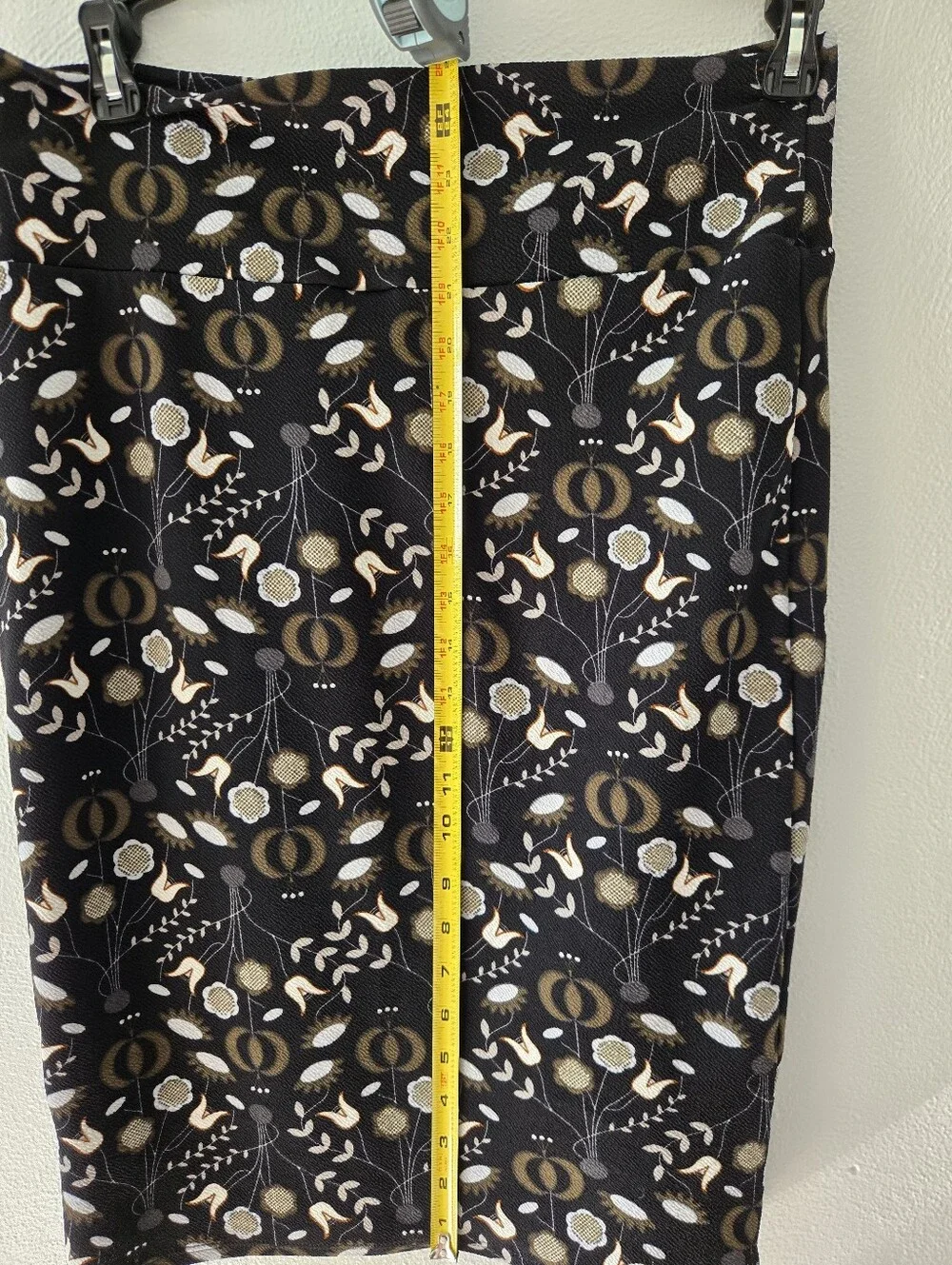 LuLaRoe Black Floral Skirt